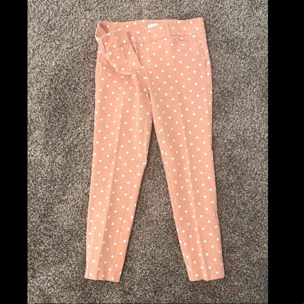 New York & Co. Stretch Polka Dot Pants
